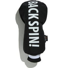 Back Spin! Cordura Head Cover for Driver, Backspin Cordura, Nylon, Durable, For Drivers, Black, Stylish, Simple, Cool