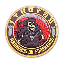 IYAOYAS W@rheads On Foreheads 3.5" Veteran Morale PVC Patch
