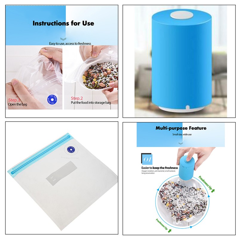 Mini Automatic Vacuum Pump Portable Vacuum Sealer Machine with Vacuum