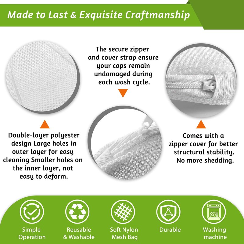 Eiito Hat Washer Cage, Hat Washer for Baseball Caps for