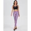 sissycos Women's American Falg Crossover Leggings High Waisted Star Printed