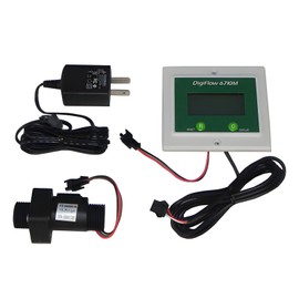 Digiflow Panel 1/2" Digiflow 6710M-44TM Digital Flow Meter count up Gallons GPM 115V cord