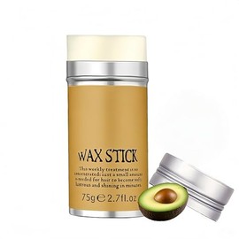 Palo de cera para el cabello, borde del cabello controlado palo de cera para el cabello, suave, sin grasa, sin residuos