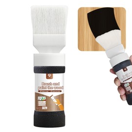 Anirun All-in-One Paint 6.35 oz Touch-Up Paint for Furniture, Cabinets, Wood, Metal - No Sanding, Fast-Drying, Water-Based Multi-Surface (Black)