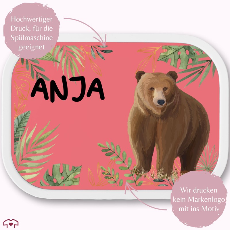 Children's Campus Lunch Box for Mepal - Bear Bear Motif