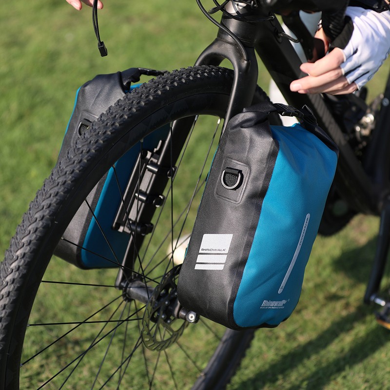 6L Bike Quick Release Bike Front Fork Bag Waterproof Cycle