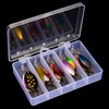 10pcs Fishing Lures Set Spinnerbait Assorted Metal Hard Lures Baits