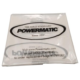 Powermatic 20-Inch Clear Plastic Collection Bags (1791087)
