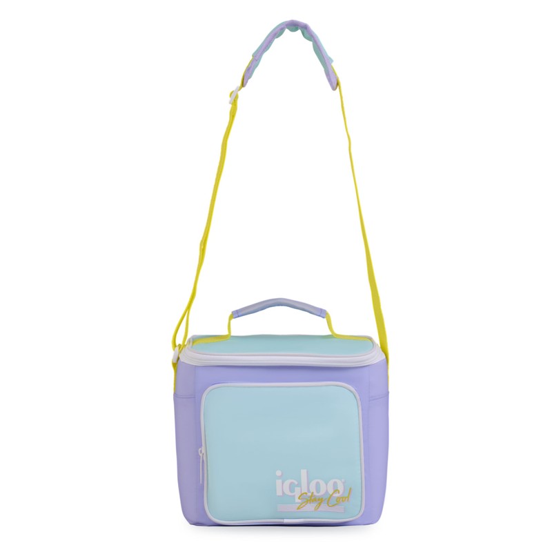 IGLOO Retro Square Lunch Bag - Purple - Insulated Cooler