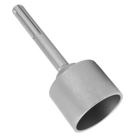 TOPINCN T Post Driver, 5 Pits Shank Steel Drill Bit Driver Fence Post Driver Hand Post Pounder Hammer Drill Attachment for Rotary Hammer Drill Grounding Rods (20cm/8in Length) (65mm)