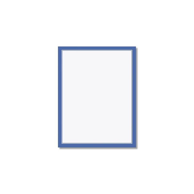 Paperdirect Simply Blue Fundamental Invite Special Event Celebration Stationery, Border