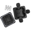 5 PCS Waterproof Black IP68 Plastic Cable Wire Connector Gland