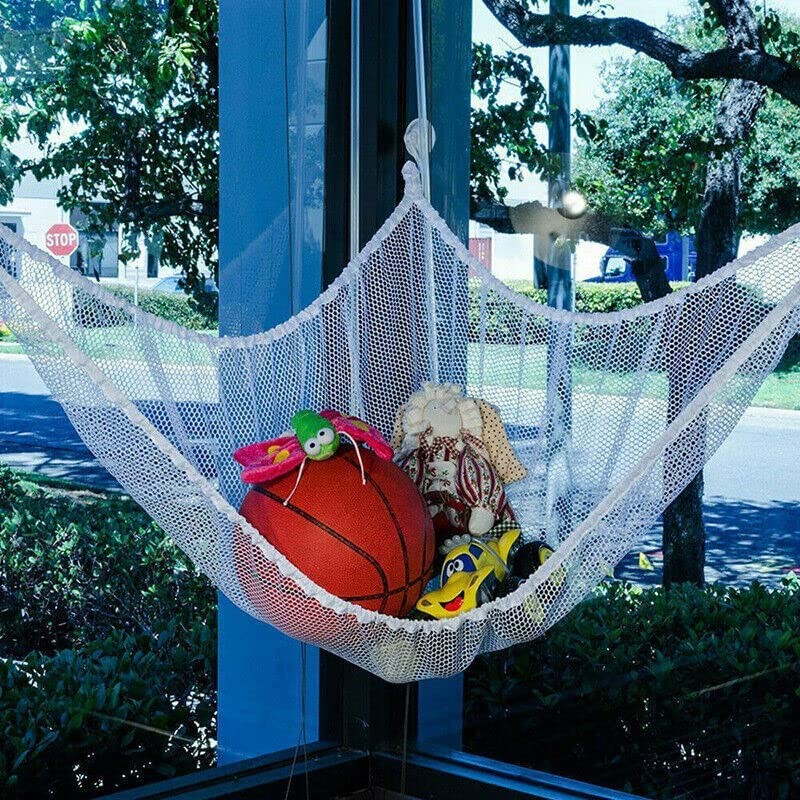 AIMALL Soft Large Toy Hammock Mesh Net Bedroom Nursery Storage
