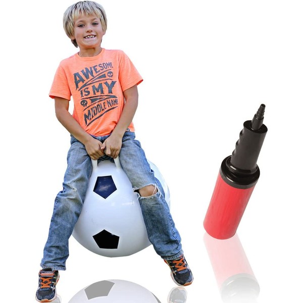 WALIKI Hop Ball for Kids 3-6 | Soccer Hopper | Jumping Hopping Ball | Field Day Relay Races | 18"