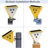 Aolyty Solar Warning Light, LED Flashing Safety Light Reflective Sticker,