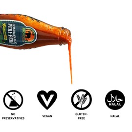 African Dream Foods Mild to Spicy Sauce Gift Pack - Jalanasco - Fermented Jalapeno, Lemon & Garlic Peri-Peri, Bird’s Eye Chili | Vegan and All-Natural | Made in South Africa | 5 fl oz Bottles, 3PK