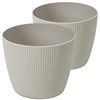 Tymar Flower Pot, Pack Of 2, Round Shape, Planter (2