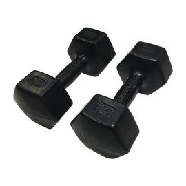 Ivanko Rubber Dumbbells, 15 lbs (Pair)
