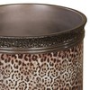 Touch of Class Mombasa Safari Animal Print Wastebasket Multi Warm