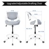 BOJUZIJA Tall Office Chair,Drafting Chair,Standing Computer Desk Chair with Foot