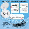 KevKev Magnetic Eyelashes Kit Natural False Eyelashes Magnetic Lash Applicator