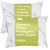 Cloud-Like Pillow Protectors with Zipper King Size - Breathable Cooling