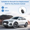 2-Button Remote Control Shell Compatible with Renault Dacia Duster Twingo