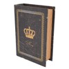 Book Shape Storage Box Large Capacity Wooden European Style Decorative