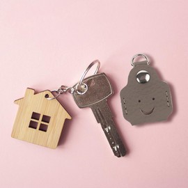 Healvian 3pcs Leather Key Covers Mini Car Key Sleeves Vintage Keychain Covers Keyrings Loop Holder for Women Men