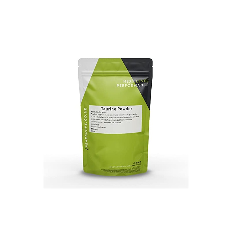 Peak Supps Taurine Powder 1Kg | Amino Acid | Suitable