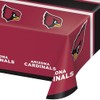 Trendware Arizona Cardinals Plastic Tablecloths, 3 ct