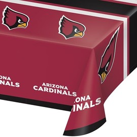 Trendware Arizona Cardinals Plastic Tablecloths, 3 ct