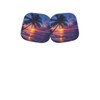 Dreaweet Sunset Palm Tree Windshield Sun Shade Foldable Sun Shade