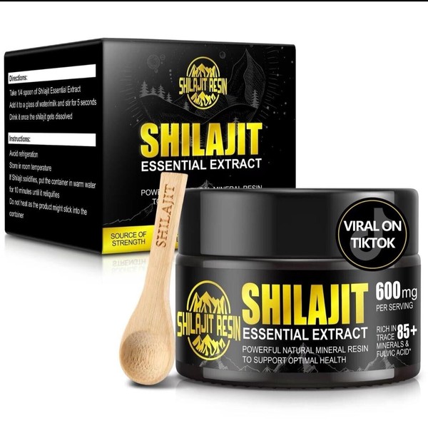 ALF Pure 100% Himalayan Shilajit, Soft Resin, Organic, Extremely Potent