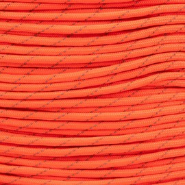 Paracord Planet Reflective 550lb Paracord – 7 Strand Type III Nylon Parachute Cord for Outdoor Visibility, Hiking & Crafting