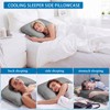Hahafelt Cooling Sleeper Side Pillowcase (Only Pillowcase) Cool Two-Sided Design