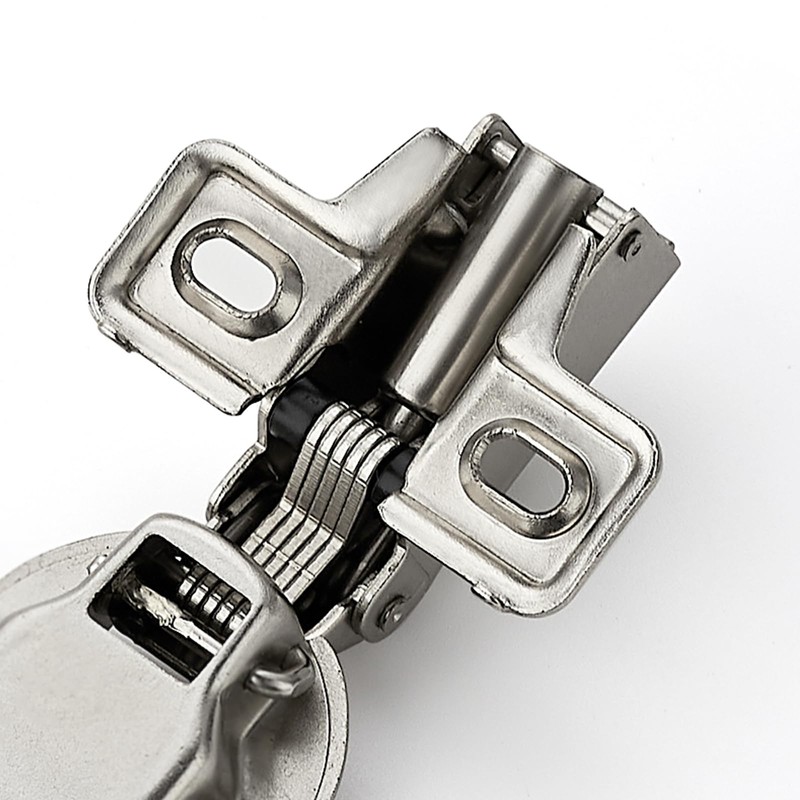 Ravinte 4 Pack 2 Pairs 1/2 Inch Overlay Brushed Nickel