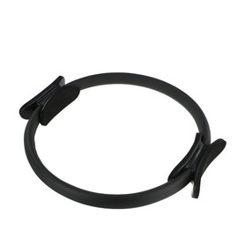 WADY Anillo de Pilates con Almohadillas, Aro Mágico Pilates para Tonificar Piernas y Brazos, Entrenador de Fitness para Hombres y Mujeres (Negro)