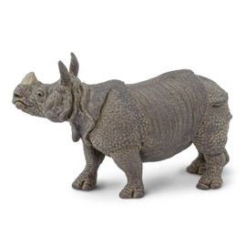 Safari Ltd. | Indian Rhino | Wild Safari Wildlife Collection | Toy Figurines for Boys & Girls