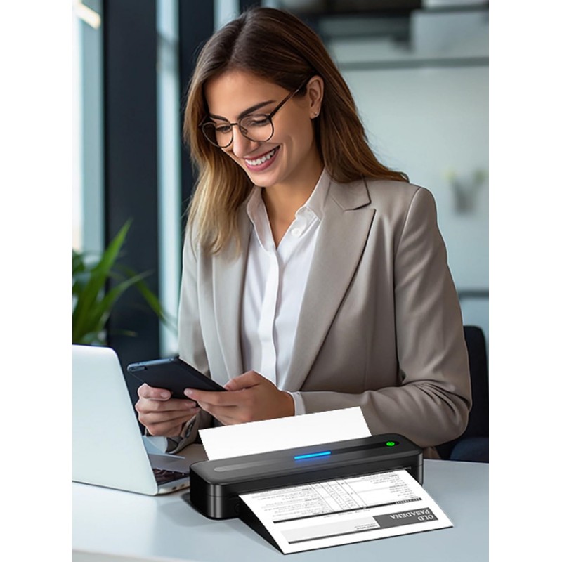 Phomemo A4 Printer Paper, White Thermal Paper Compatible with Phomemo