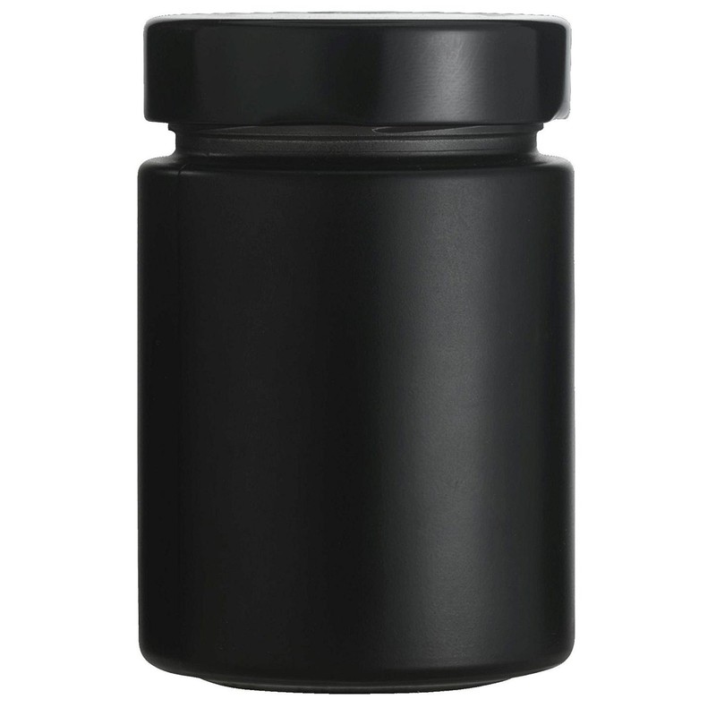 Mikken - Black Spice Jars, Preserving Jars with Screw Lid