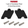 Aluminum Adjustable Motorcycle Handlebar Risers for 2019-2025 Can-Am Ryker Rally