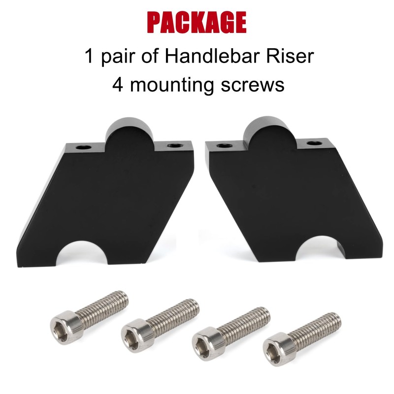 Aluminum Adjustable Motorcycle Handlebar Risers for 2019-2025 Can-Am Ryker Rally