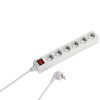 Vivanco ES6 W15 6-Way Power Strip with Switch 1.40 m