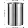 KSENDALO Stainless Steel Utensil Holder Set of 3 - 6.6*