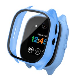 Kuaguozhe Tempered Glass Screen Protector Only Compatible for Gizmo Watch 3 for Kids,Blue
