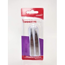 LEADER Tweezers Mini Slant/Point with Case