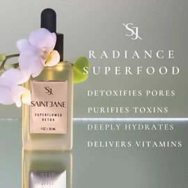 SAINT JANE - Superflower Detox Serum | Luxury, Floral-Infused, Clean Skincare (1 fl oz | 30 ml)
