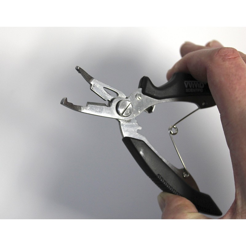 VViViD Alicates de Pesca de Acero Inoxidable Compacto Que Incluye