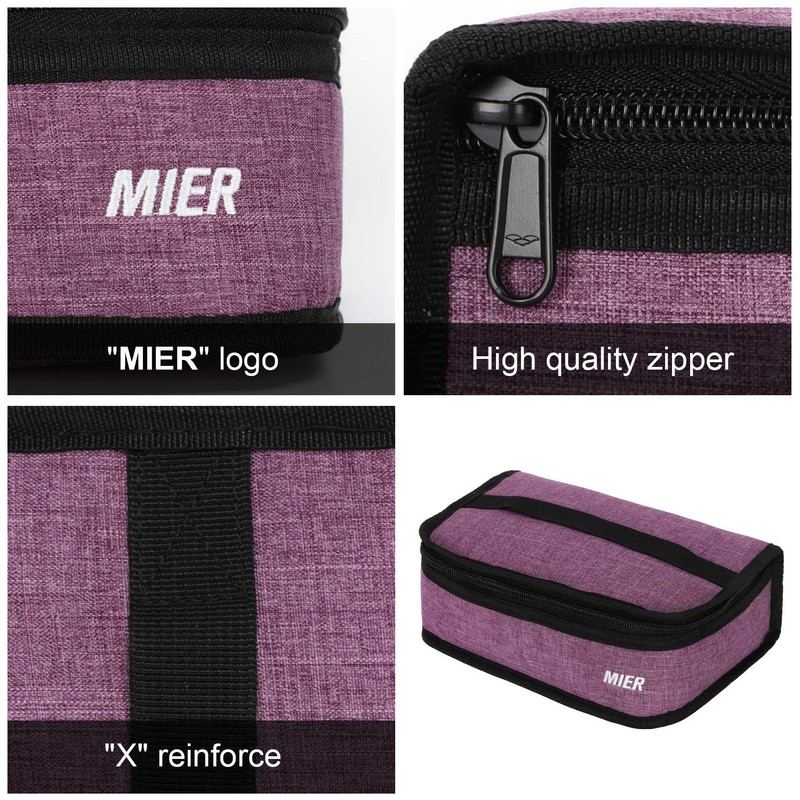 MIER Small Lunch Box Bag Food Storage Cooler Bags Insulated